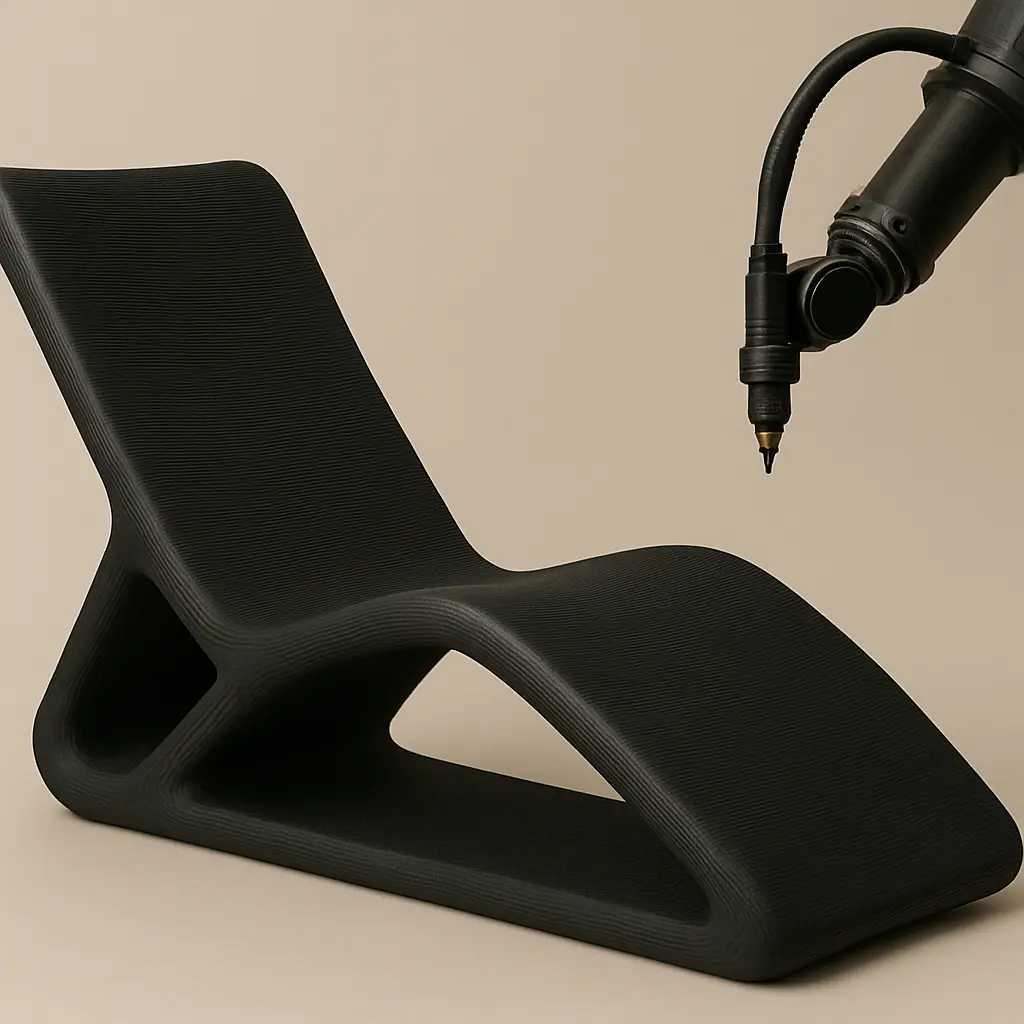 Ergonomic 3D-Printed Beach Lounger