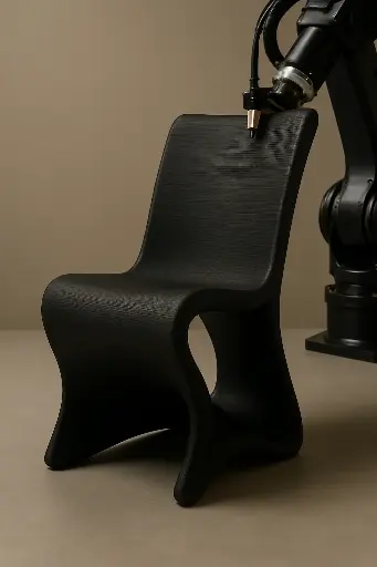 Organic 3D-Printed Chair