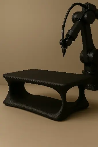 Organic 3D-Printed Coffee Table